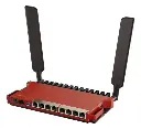 MIKROTIK  ROUTER  L009UIGS-RM  8 PUERTOS  GIGABIT  1 SFP  1 PUERTO  2.5G  512MB RAM  800MHZ  CARCASA DISIPADORA  RACK