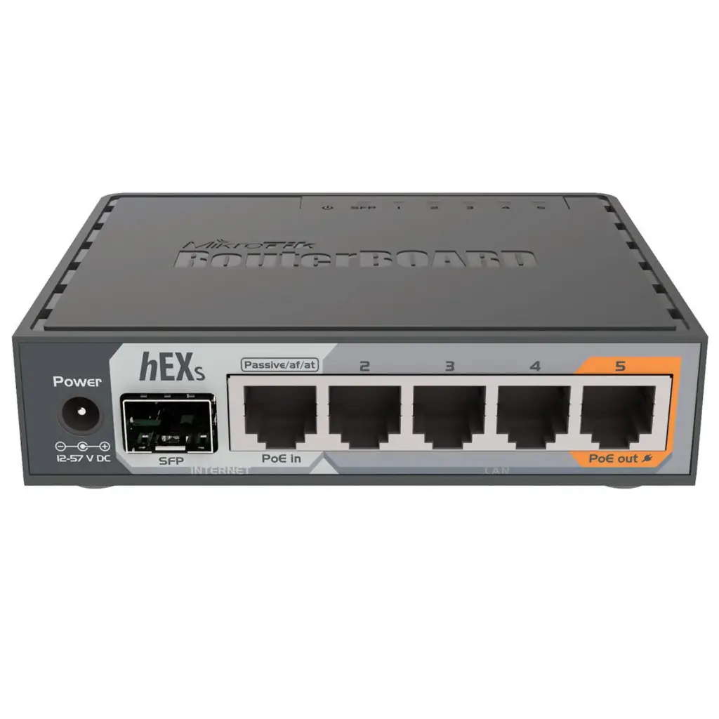 MIKROTIK ROUTERBOARD RB760IGS DUAL CORE 5 PORTS GIGABIT 1 SFP POE IN POE OUT