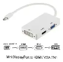 MINI DISPLAY PORT | (THUNDERBOLT) A HDMI-VGA-DVI | 3 EN 1