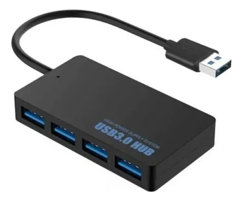 MINI HUB SPIDERTEC 4 PUERTOS USB 3.0 SPI-A12