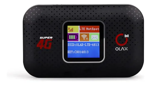 ROUTER WIFI PORTATIL OLAX MF995V 4G WIFI 6 TIPO C BATERIA 3000MAH