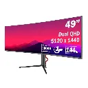 MONITOR | JEMIP | JP144-490GC | 49" | 144HZ | X2 HDMI | 5120 X 1440