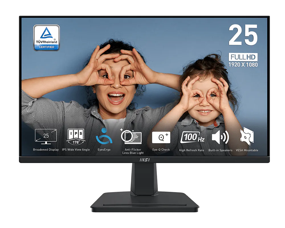 MONITOR | MSI | MP251 | 24.5" | 100HZ | 1920x1080 | FHD