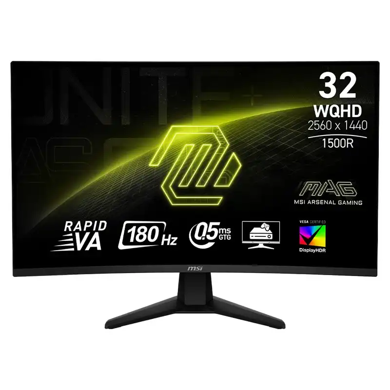 MONITOR | MSI | 32CQ6F | 32" | 180HZ | WQHD | 2560x1440