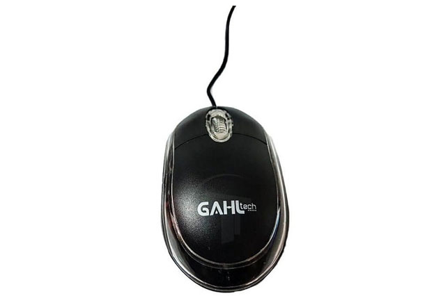 MOUSE | GAHL TECH | OPTICO | LED | 8100DPI | USB 2.0 | NEGRO | LK-201