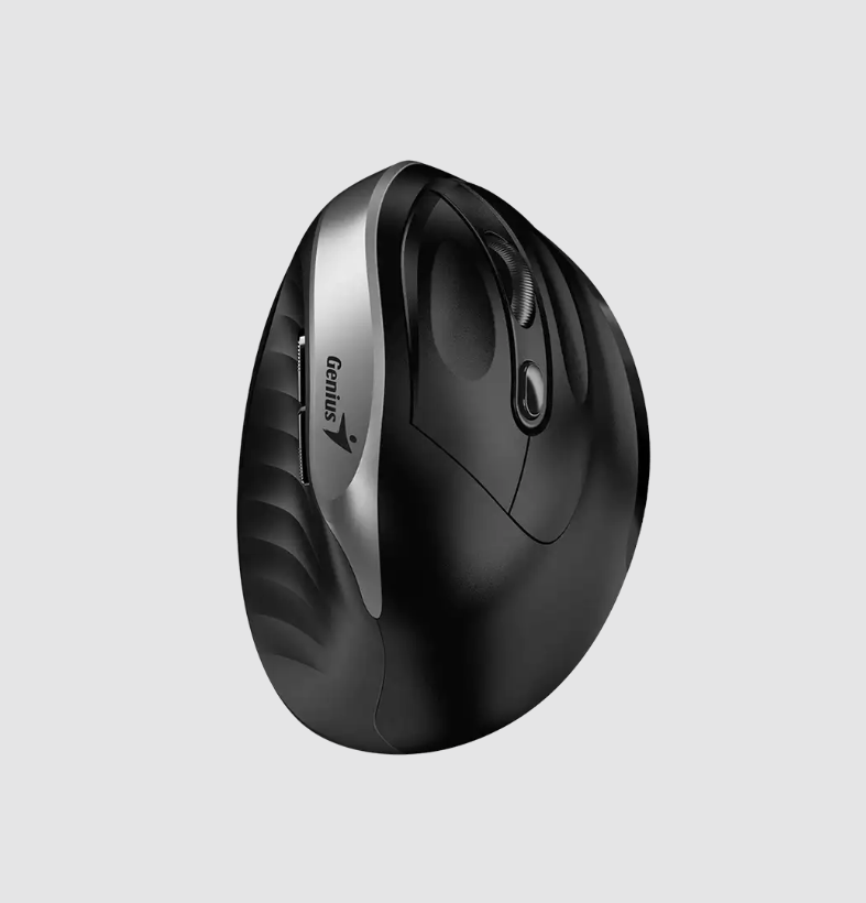 MOUSE GENIUS ERGO VERTICAL 8250S SILVER GREY 6 BOTONES HASTA 1600DPI