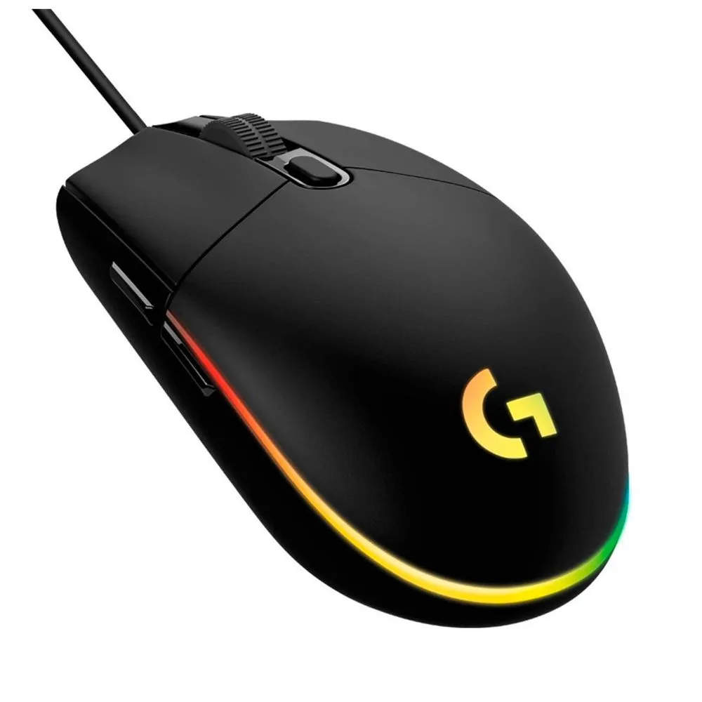 MOUSE LOGITECH G203 LITGHTSYN GAMING NEGRO
