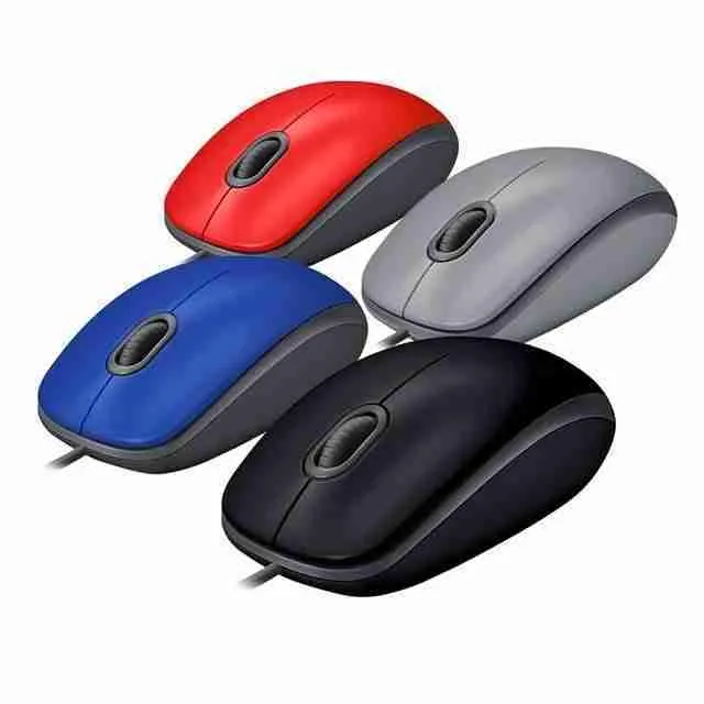 MOUSE LOGITECH M110 SILENT OPTICO USB NEGRO AZUL PLATA