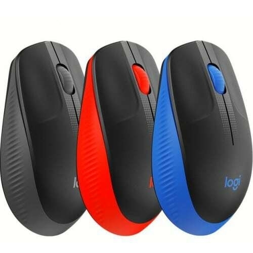 MOUSE | LOGITECH | M190 | OPTICO INALAMBRICO | AZUL-NEGRO-GRIS-ROJO