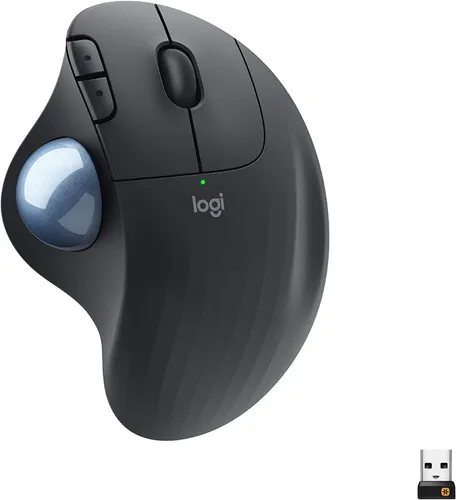MOUSE LOGITECH M575 OPTICO 200DPI 5 BOTONES INALAMBRICO TRACKBALL NEGRO