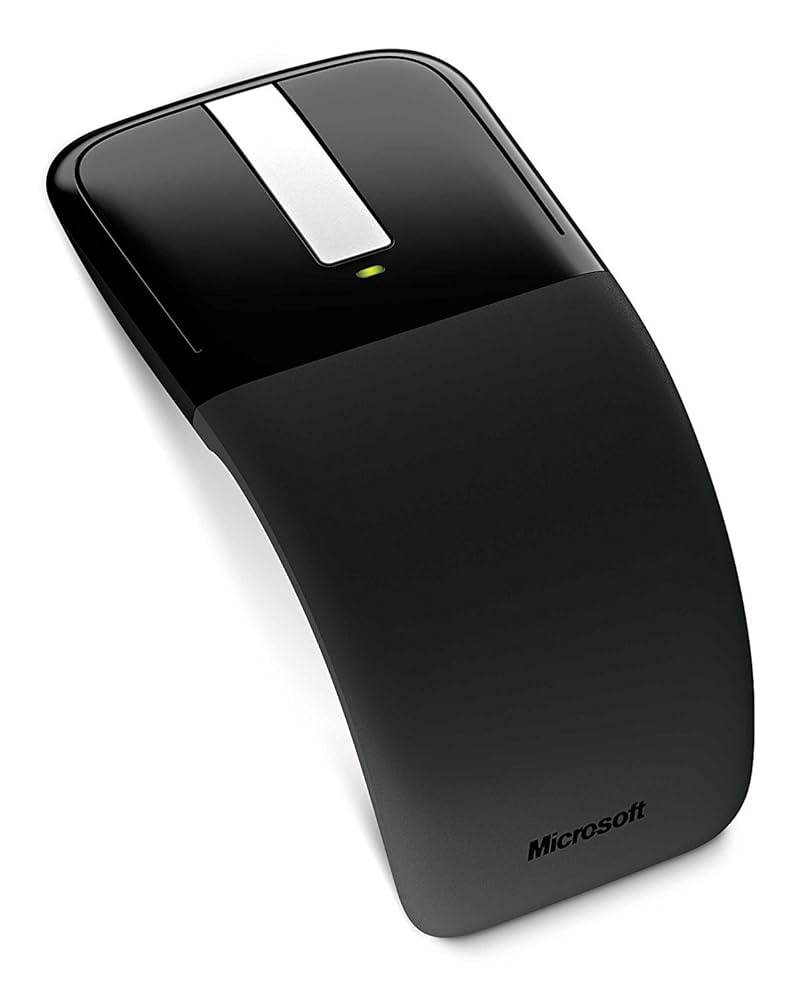 MOUSE MICROSOFT INALAMBRICO ARC TOUCH 2 BOTONES NEGRO