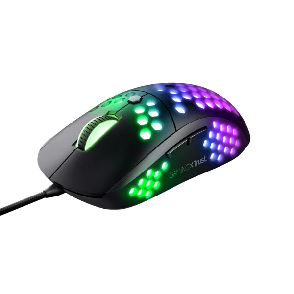 MOUSE TRUST GXT 960 GRAPHIN LIGHTWIGHT 6 BOTONES 10000DPI USB RGB NEGRO