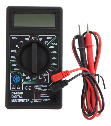MULTIMETRO DIGITAL DT830B SENCILLO