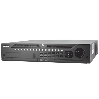 NVR 64 CANALES IP 4K 12 MP DS-9664NI-I8 | 8 SATA RAID | ACUSENSE | 2 PUERTOS DE RED | SOPORTA POS
