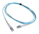 PATCH CORD  JUMPER  FIBRA OPTICA  SIEMON  DUPLEX  XGLO OM4  3MTS  COLOR AQUA FJ2-LCLC5V-03AH