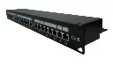 PATCH PANEL 24 PUERTOS CAT 6 DE 250 MHZ BANDA