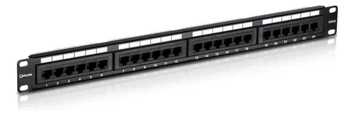 PATCH PANEL ONLINK 24 PUERTOS CATEGORIA 5E 19" 1U PN-UTP5E24