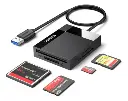 PENDRIVE | ADDLINK | R10 | 4 EN 1 | DUAL USB | LECTOR MICRO SD | NEGRO
