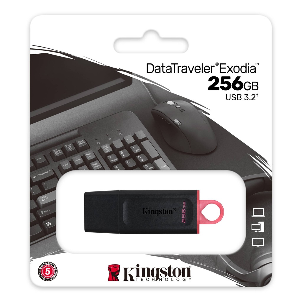 PENDRIVE KINGSTON 256GB DT EXODIA USB 3.0