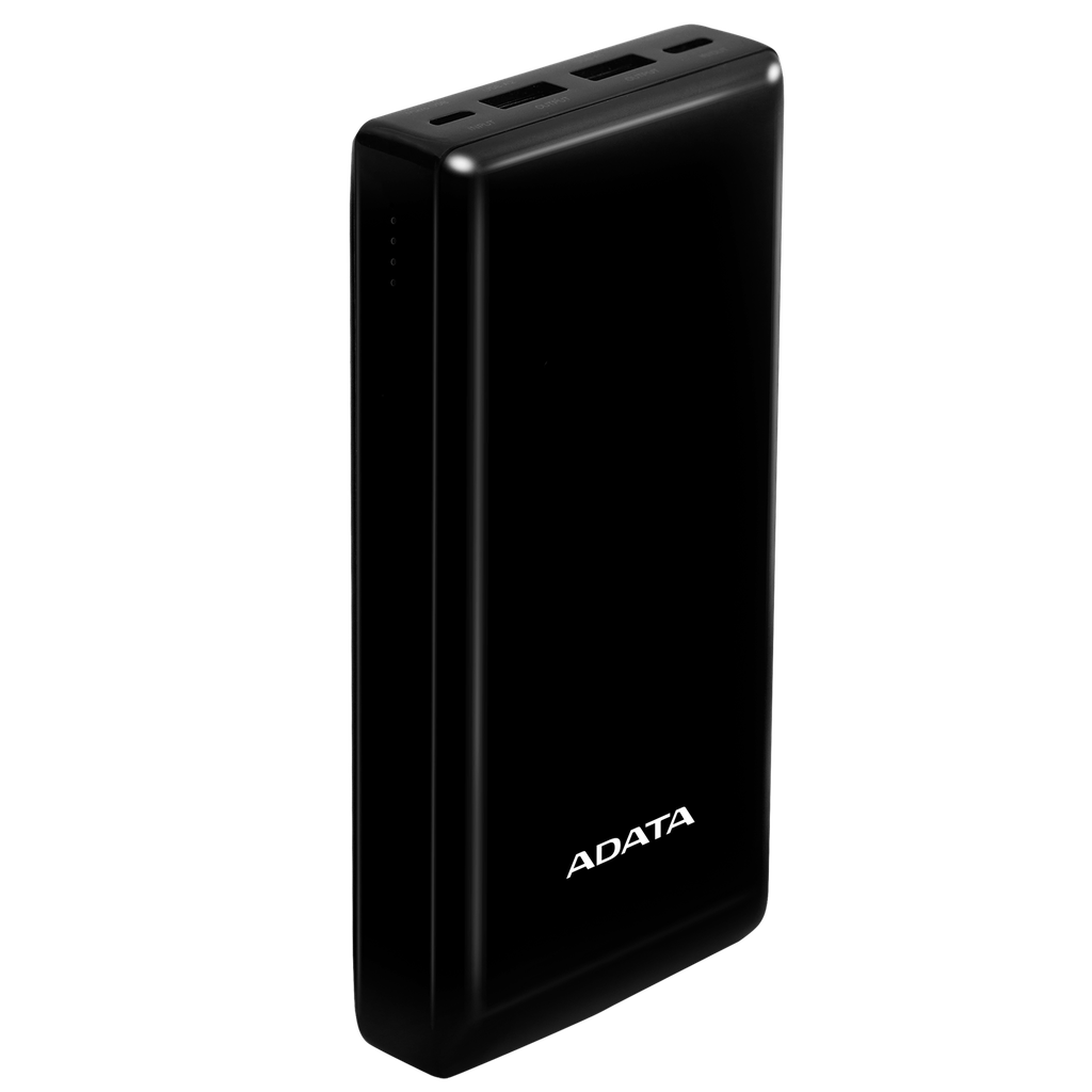 POWER BANK ADATA C20 | 20.000MAH | USB TYPE C | NEGRO | AC20-USBC-CBK