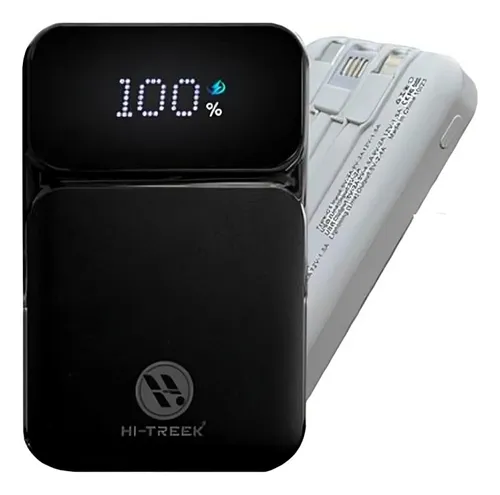 POWER BANK HT-403 10000MAH USB-C USB-A LIGHTING 37WH PANTALLA INDICADORA