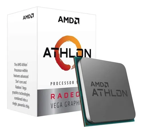 PROCESADOR AMD ATHLON 3000G 2 CORE 3.5 GHZ CON RADEON GRAPHICS