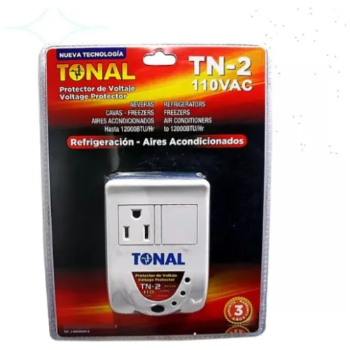 PROTECTOR DE VOLTAJE TONAL TN-2 NEVERAS | AIRES | VARIOS | 120VAC | 15 AMPER