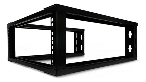 RACK DE PARED ABIERTO 4 UNIDADES ONLINK NEGRO METALICO R-4U-A
