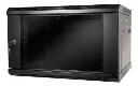 RACK DE PARED CERRADO CON PUERTA DE VIDRIO STC 6 UNIDADES MEDIDAS 600X450X368 STC-R-VMC-6045-6U