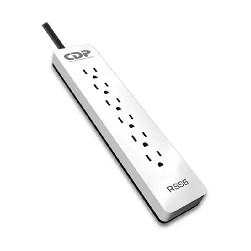 REGLETA CDP | R-SS6 | 1850W | PROTECCION CONTRA PICOS Y SOBRECARGAS