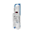 REGLETA | UNNO TEKNO | 6 TOMAS | 120V | PROTECCION CONTRA PICO Y SOBRECARGAS | BLANCA | PW5081WT