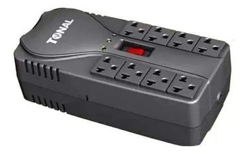 REGULADOR DE VOLTAJE 500VA 120VAC 8 TOMAS RTL-1000