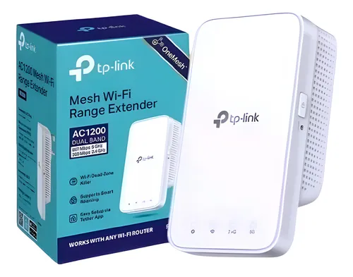 REPETIDOR EXTENSOR TPLINK RE300 WIFI DOBLE BANDA AC 1200