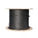 ROLLO CARRETE FIBRA OPTICA TIPO DROP 6 HILOS MONOMODO 2 X 0.5MM FRP 2 KILOMETROS BP-FD6HI-2K