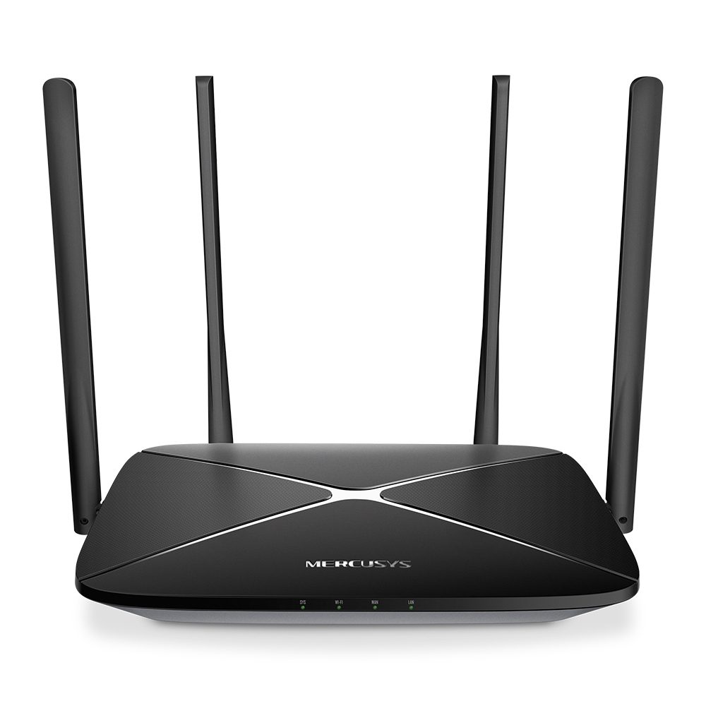 ROUTER MERCUSYS AC12G WIRELESS 2.4GHZ|5.0GHZ 300MBPS-867MBPS IEEE 802.11N 1 WAN 3 LAN 4 ANTENAS