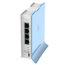 ROUTER MIKROTIK RB-941-2ND-TC HAP LITE 4 PUERTOS 10|100 WIFI 2.4GHZ 1.5DBI CPU 650MHZ 32MB RAM