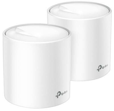 ROUTER TPLINK DECO AX1800 WHOLE HOME MESH WIFI SYSTEM DUALBAND WIFI 6 2 PACK DECO-X20-3P