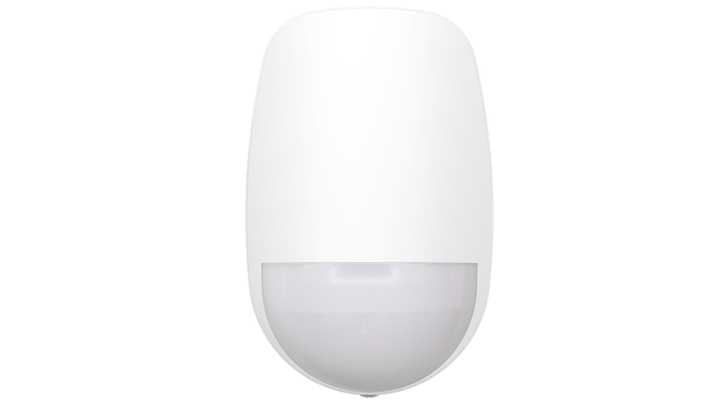 SENSOR DETECTOR DE MOVIMIENTO PIR INALÁMBRICO DOBLE TECNOLOGÍA DS-PDD12P-EG2-WB | ÁNGULO DE 85.9° DE COBERTURA | 12 MTS