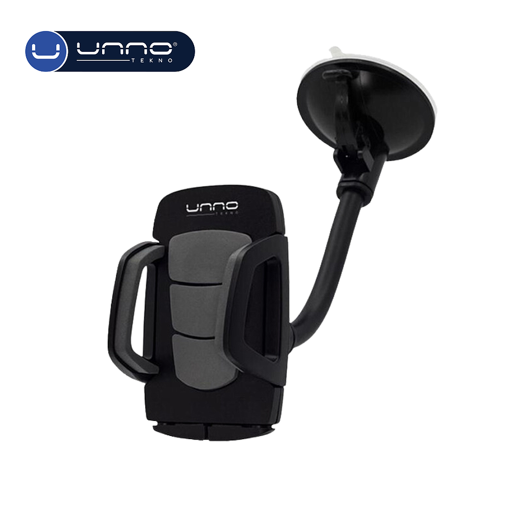 SOPORTE TELEFONO | UNNO TEKNO | CUELLO LARGO | 1.8 - 3.8 ANCHO | NEGRO | CH3004BK