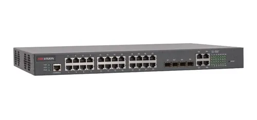 SWITCH GESTIONABLE 28 PUERTOS DS-3D2228P | POE 30W