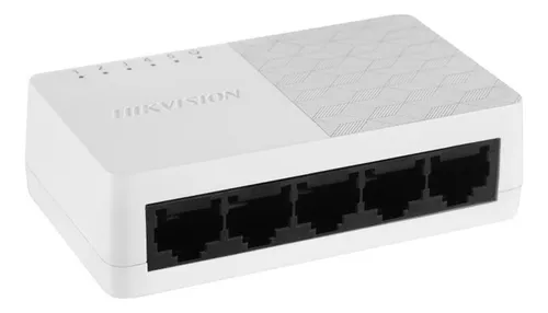 SWITCH HIKVISION NO GESTIONABLE GIGABIT 5 PUERTOS DS-3E0505D-E | ESCRITORIO 10|100|1000MBPS