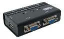 SWITCH KVM USB 1 X 2 SIN CABLES USB VGA