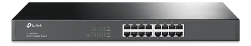 SWITCH TP-LINK DE 16 PUERTOS A 10|100|1000 MBPS GIGABIT TL-SG1016