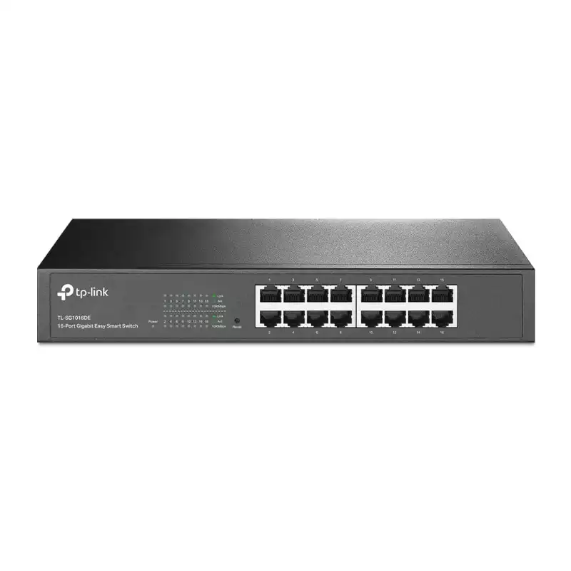 SWITCH TP-LINK DE 16 PUERTOS A 10|100|1000 MBPS GIGABIT TL-SG1016DE
