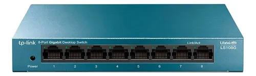 SWITCH TPLINK LS108G 8 PUERTOS 10|100 MBPS DESK RJ45