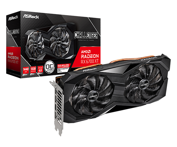 TARJETA DE VIDEO ASROCK RX 6700XT 12GB