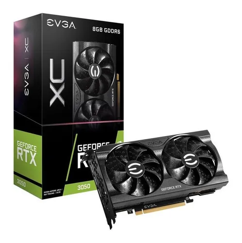 TARJETA DE VIDEO EVGA GEFORCE RTX 3050 XC GAMING 8GB GDDR6..