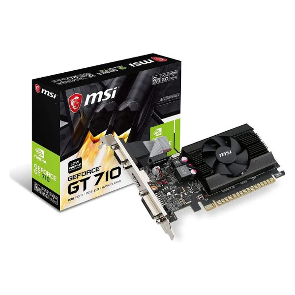 TARJETA DE VIDEO MSI GFORCE GT710 2GB DDR3 PCI-E 2.0 HDMI