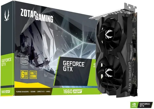 TARJETA DE VIDEO ZOTAC GAMING GEFORCE GTX 1660 SUPER 6GB 192 BITS GDDR6