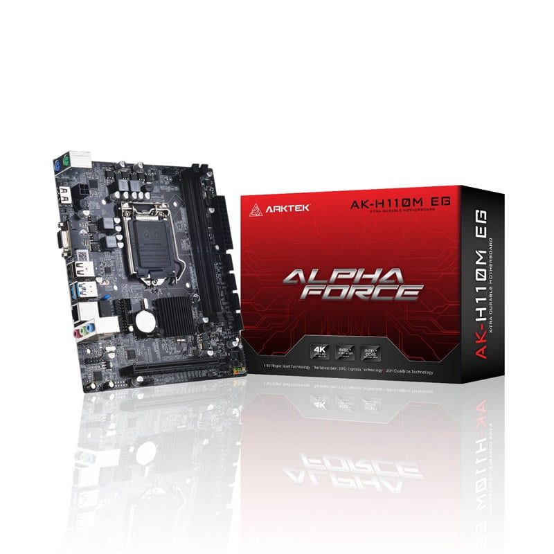 TARJETA MADRE | ARKTEK | AK-H110M | PROC INTEL 6-7 GEN | SOCK LGA 1151 | 2XDDR4